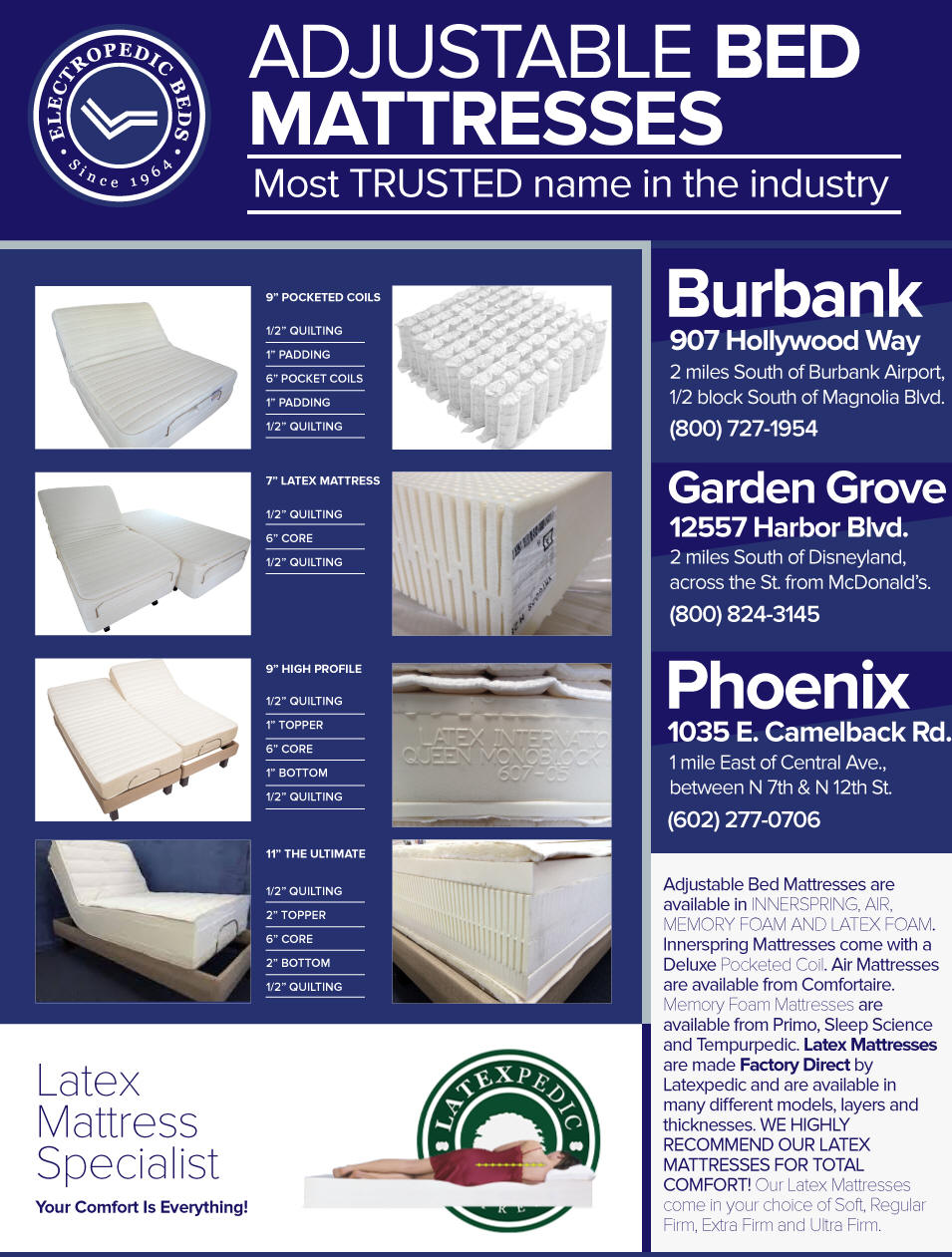 Houston TX Latex Mattress