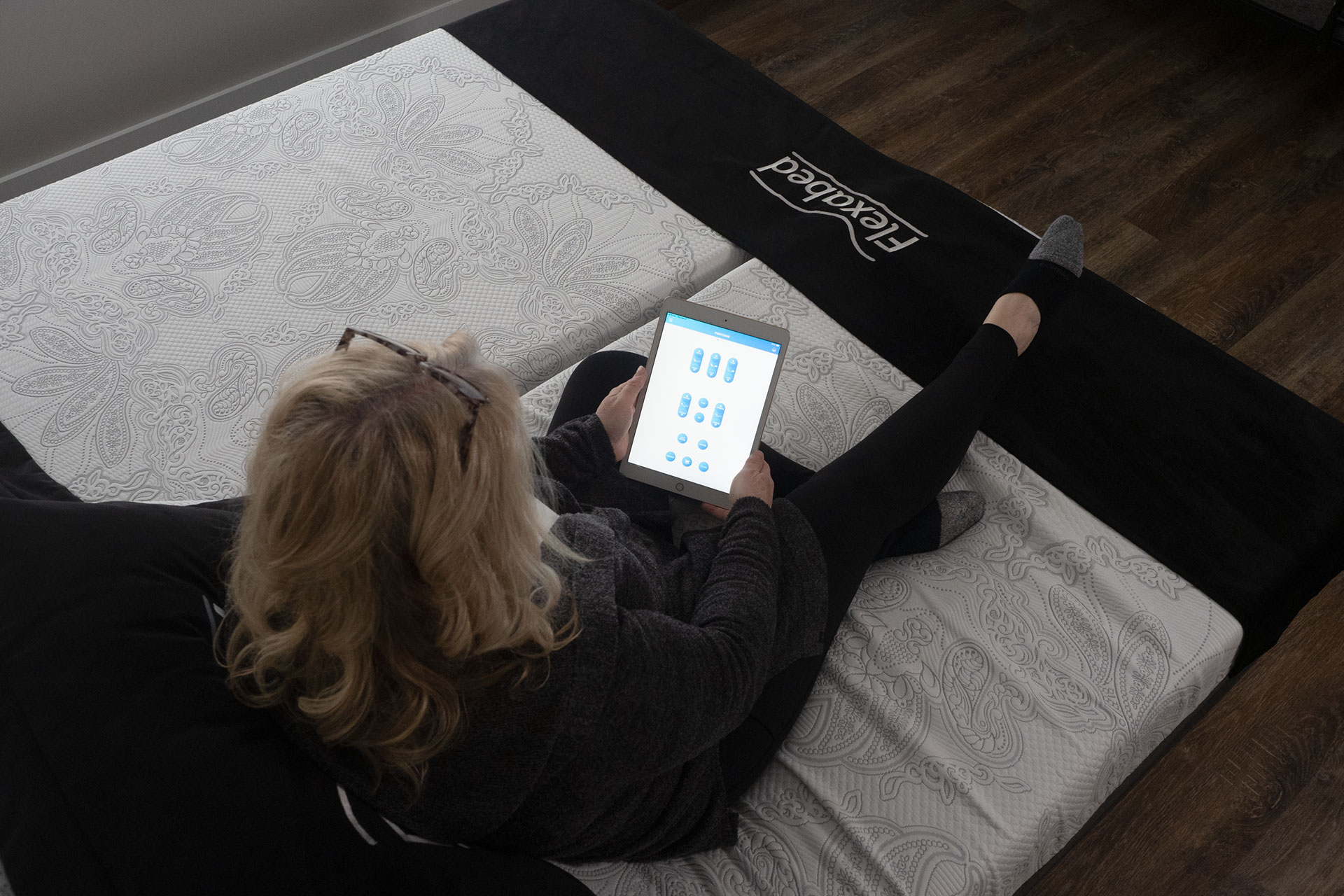 Flexabed Hi-Low adjustable hospital beds in split king from Electric Homecare by Electropedic