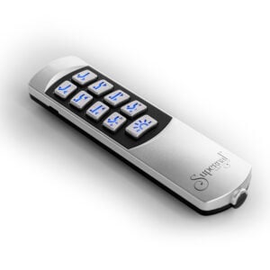 Wireless backlit remote for Supernal adjustable hospital beds