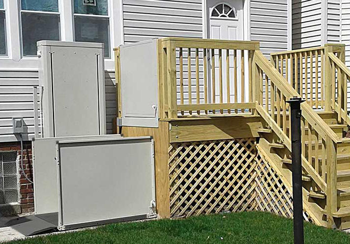 bruno vpl3100 city vertical platform lift residential home